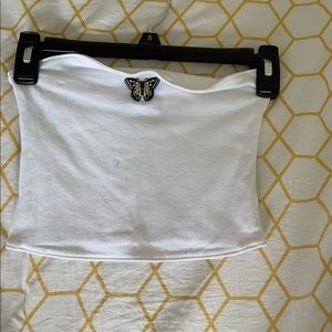 Hollister (white or red available) reversible tube top!